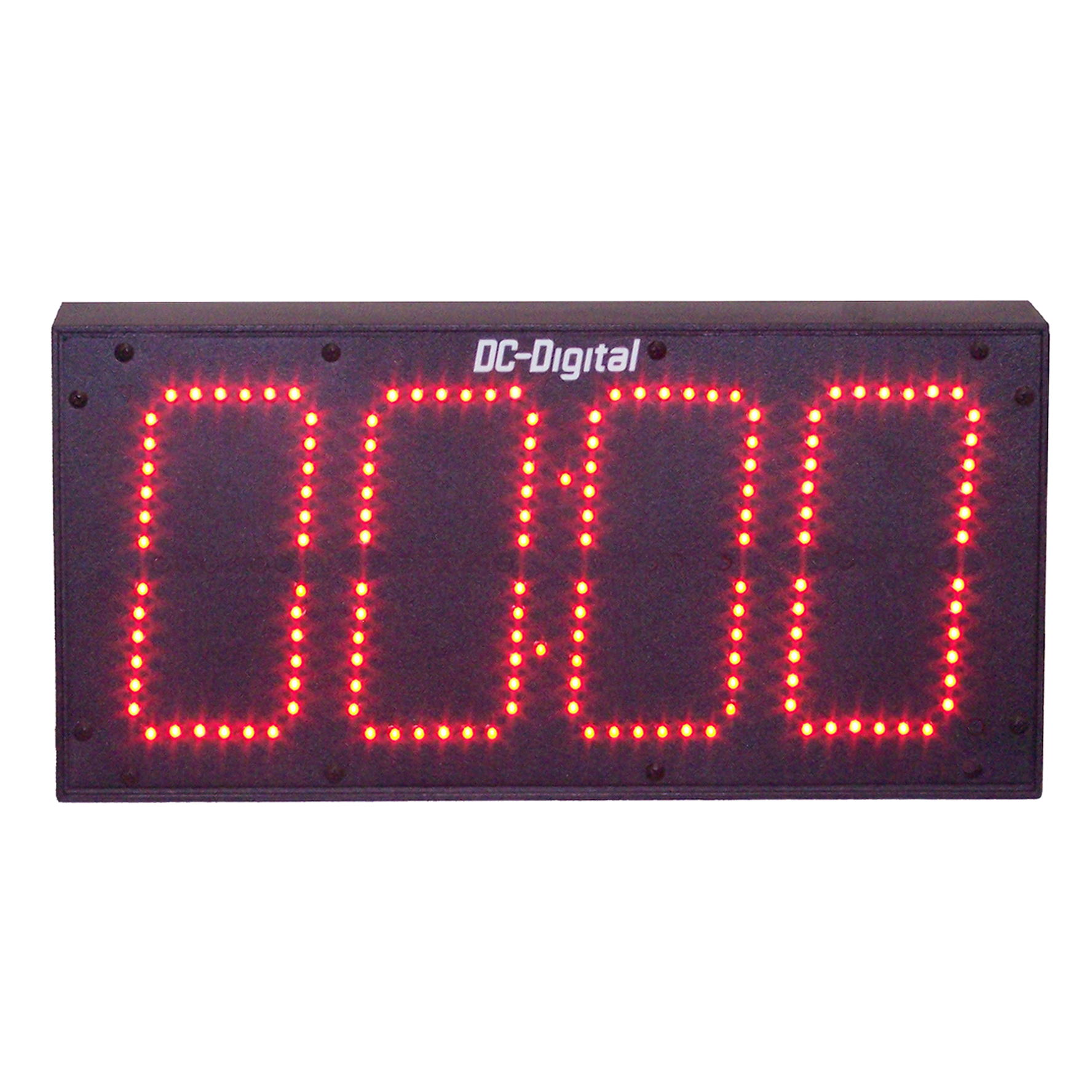 (DC-60T-DN-UP-Static-W) 6.0 Inch LED Digital, 900 Mhz Wireless Controlled, Count Up timer, Countdown Timer, Time of Day Clock and Static Multi-Function Number Display (OUTDOOR)